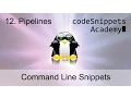 Command Line Tutorial 12 Pipelines sort uniq grep head tail tee
