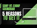 Sony HT-S100F Soundbar Product Review - 5 Reasons to Get It