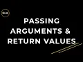 Passing Arguments and Returning Values in UDF C Programming