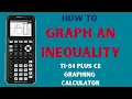Graph an Inequality on TI-84 Plus CE