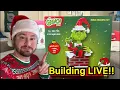 Building Up The Chimney Grinch set LIVE