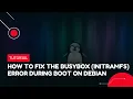 How to Fix the BusyBox initramfs Error During Boot on Debian VPS Tutorial