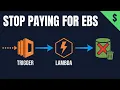 AWS EventBridge to Lambda Tutorial Auto-Delete Expensive Volumes Full Project