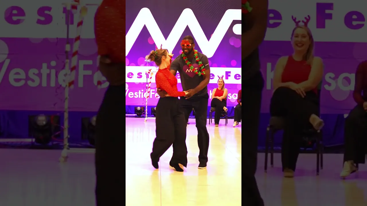 So Cute 🥰🎅 #improv #westcoastswing