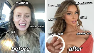 SPENDING 10 000 TO BE HOT EXTREME GLOW UP TRANSFORMATION