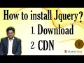 2 Jquery Installation How to setup Install Jquery - Jquery Tutorial