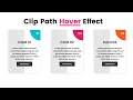 Responsive Card With Css Clip Path Css Card Hover Effect