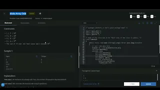 Make Array Odd Codechef Starters76 JAVA CodeGood