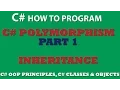 C OOP Principles Part 1 - Inheritance Polymorphism via inheritance