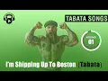 Tabata Songs - I m Shipping Up to Boston Tabata w Tabata Timer