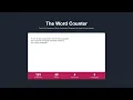 The Word Counter App Using HTML CSS JavaScript