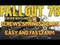 Fallout 76 Springs Screws and Gears Farm