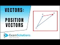Vectors Position Vectors ExamSolutions