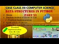 Queue in Python Data Structures in Python Part 6 CBSE Class 12 Computer Science