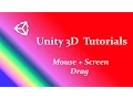 Unity 3D Mouse Screen Drag Standalone Tutorial
