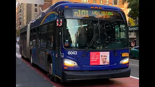 MTA On Board 2017 NFI XD60 Articulated Xcelsior On The M101 Limited Bus Route 2021