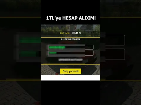 1TL'ye Hesap Satın Aldım !? Car Parking Multiplayer