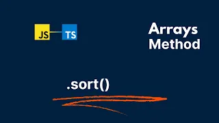 Sort Array Method JavaScript Typescript Tutorial