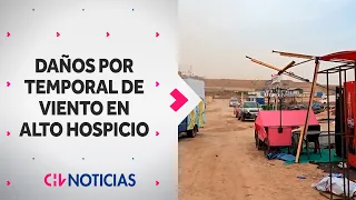 Alto Hospicio: Fuertes vientos provocan cortes de luz en Iquique - CHV Noticias