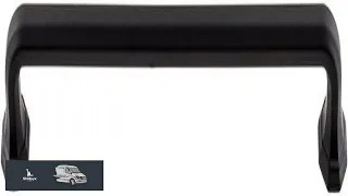Atlas Homewares 423 BL Elizabeth Collection Pull Matte Black