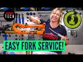 How To Perform A Lower Leg Service In Just 5 Minutes Basic Suspension Service