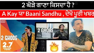 2 Ghore - ( A kay & Baani Sandhu ) Latest Punjabi song 2020