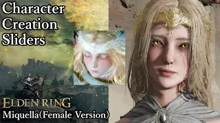 ELDEN RING Character Creation - Miquella Female Version