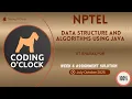 NPTEL Data Structure and Algorithms using Java Week 4 QUIZ Solution July-October 2025 IIT Kharagpur