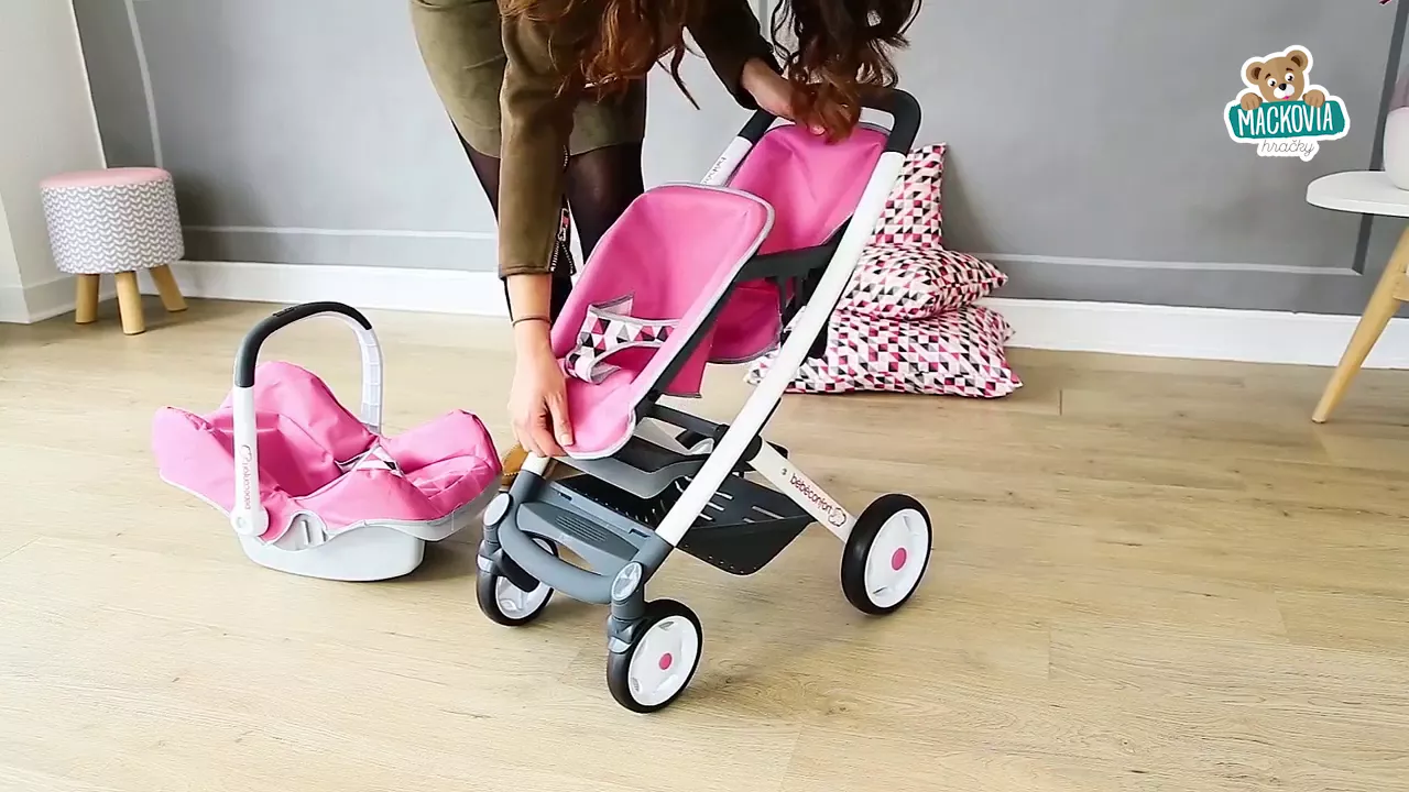Kočíky od 18 mesiacov - Set kočík pre dve bábiky Maxi Cosi & Quinny Smoby - 5