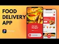 Food Delivery App Design UI Design in Figma Tutorial by FlowFX