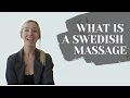 What is a Swedish Massage Boise Idaho Massage