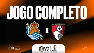 JOGO COMPLETO: REAL SOCIEDAD X BOURNEMOUTH | EUROPA LEAGUE 26/27 | 1ª RODADA