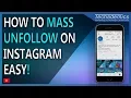 How To Mass Unfollow People On Instagram For Free