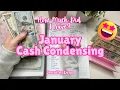 January Money Reset Budget Wrap Up Cash Condensing Counting Savings