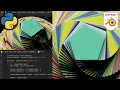 Stack and Spin animation loop created with Python in Blender