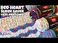Yarn Swatch Time Red Heart Super Saver So Many Colors Let s Take A Look