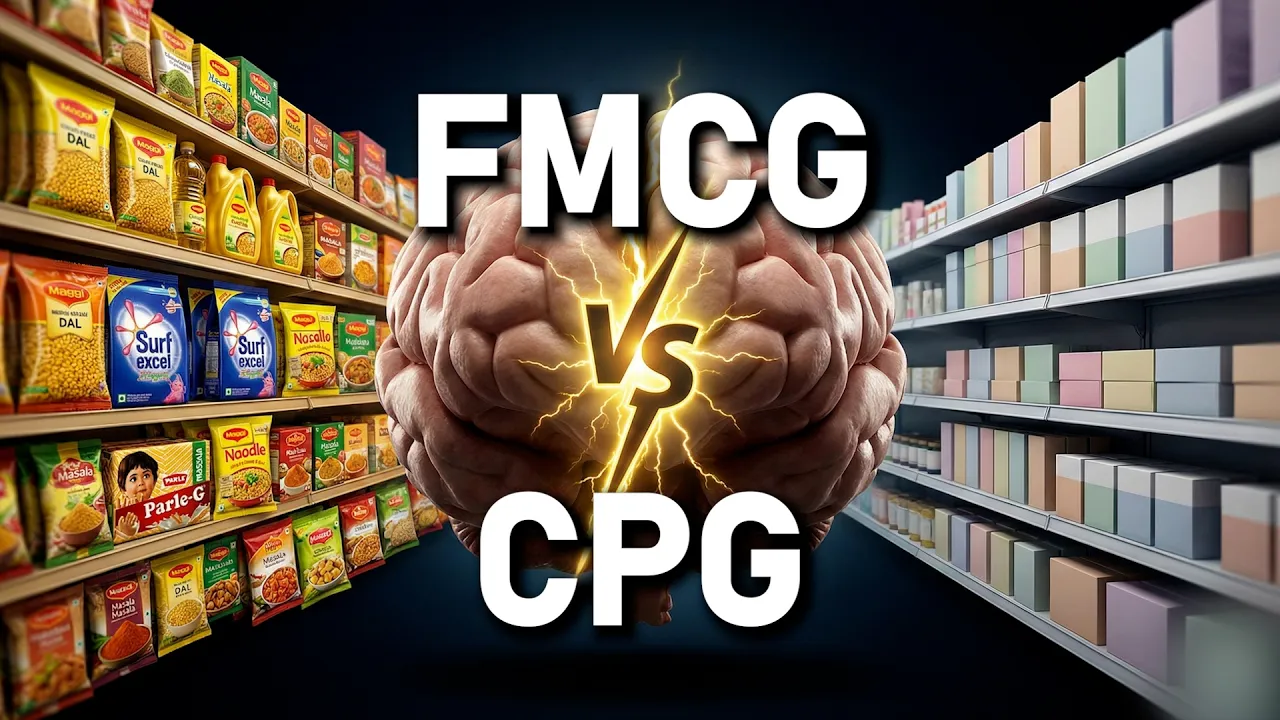 Difference Between FMCG and CPG I Same Product, Different Game? | Marketing By Vijay