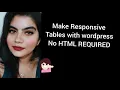 TablePress Tutorial Add WordPress Tables Without Coding How to add custom pricing table easily