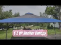 E-Z UP Spectator Instant Shelter Canopy 13 x 13 with 169 sq ft of Shade Vented Roof