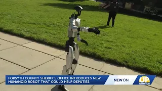 Forsyth County Sheriff showcases humanoid robot with advanced capabilities
