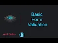 React tutorial for beginners Basic Form validation