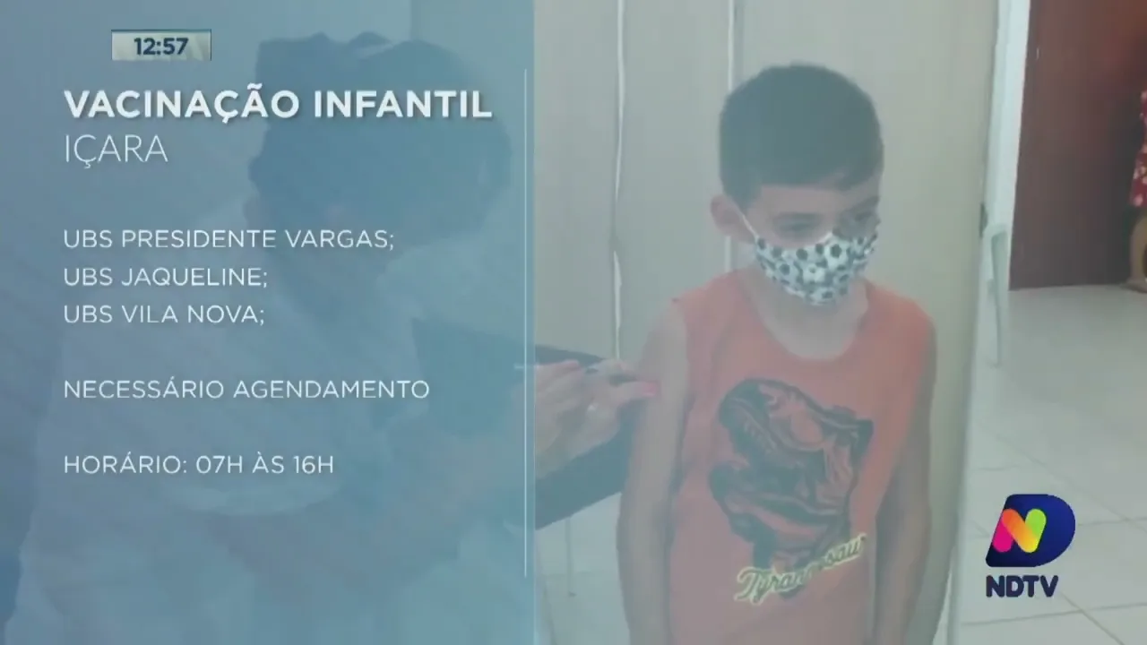 Saiba como está acontecendo a vacinação das crianças nas cidades do Sul do Estado