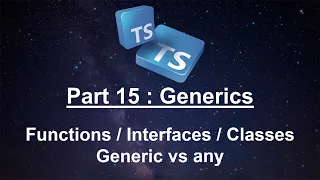 Part 14 - Generics in TypeScript Creating Generic Function Class Interface TypeScript Tutorials