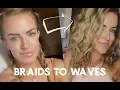 BRAIDS TO WAVES - SIMPLE BEACHY HAIR TUTORIAL TARA THUESON