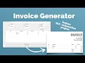 Python Invoice Generator tutorial for beginners - Python GUI Automation project resume project
