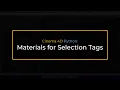 Cinema 4D Python Materials for Selection Tags