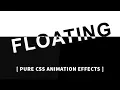 Floating Text Animation Effects Html CSS Animation
