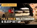 How To Camp and Sleep in your Subaru Outback - Tips from Spending Months on the Road