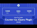 COUNTER JQUERY PLUGIN 2020
