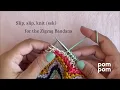 How to knit a ssk slip slip knit decrease - for our Zigzag Bandana or any pattern